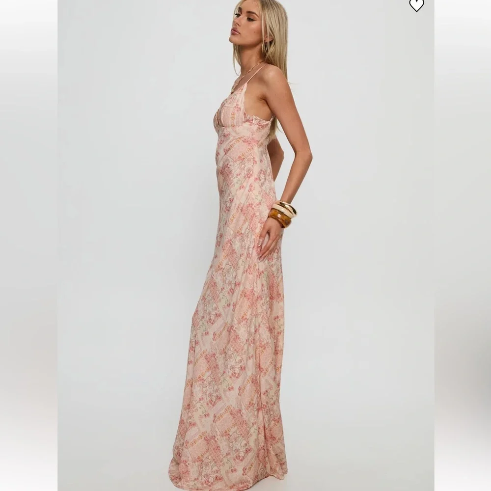 Princess Polly Magnolias Splice Maxi Dress Vintage - Picture 4 of 6